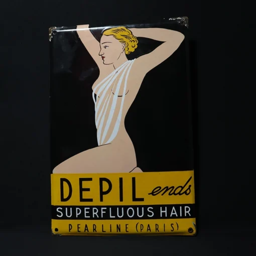 depil advertising signboard front view