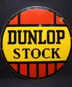 dunlop stock advertising signboard II back view
