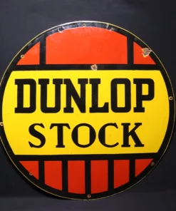 dunlop stock advertising signboard II front view