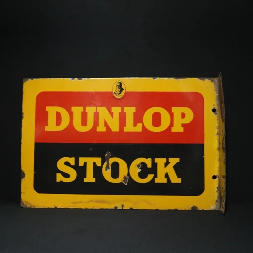 dunlop stock advertising signboard front view