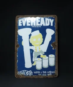 eveready battery advertising signboard II front view