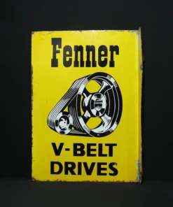 fenner V belt advertising signboard front view
