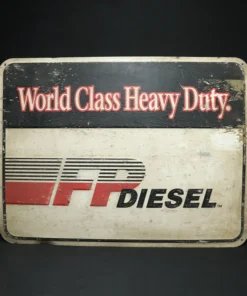 fp diesel advertising signboard front view