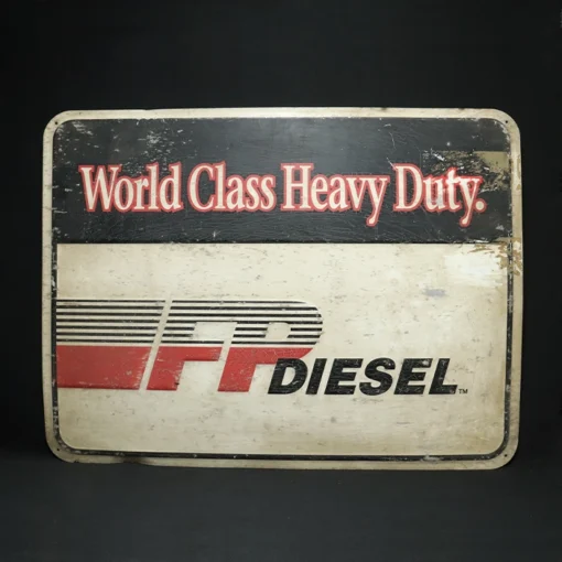 fp diesel advertising signboard front view