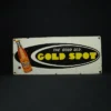 gold spot advertising signboard front view