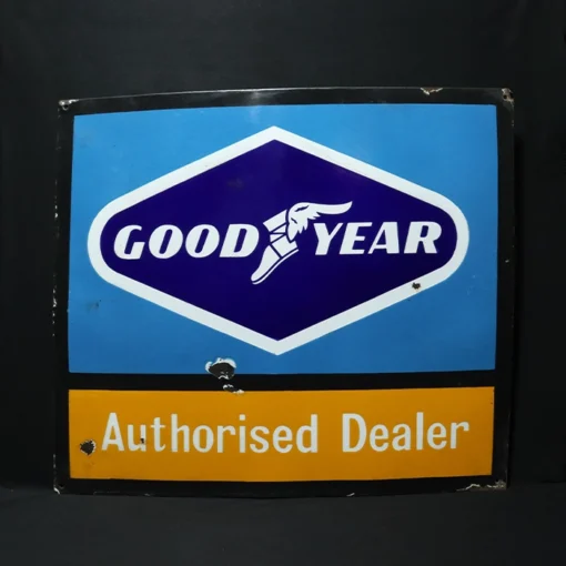 goodyear authorised dealer advertising signboard front view