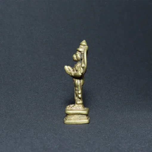 hanuman bronze sculpture XVII side view 1