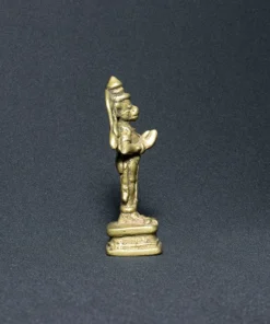hanuman bronze sculpture XVII side view 2