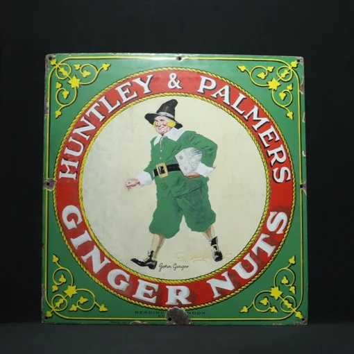 huntley & palmers advertising signboard front view