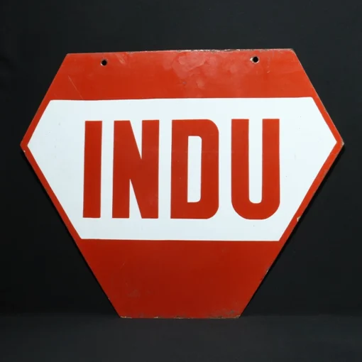 indu advertising signboard front view