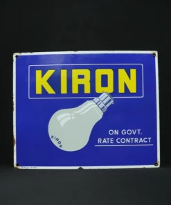 kiron bulb advertising signboard front view