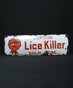 lice killer advertising signboard front view