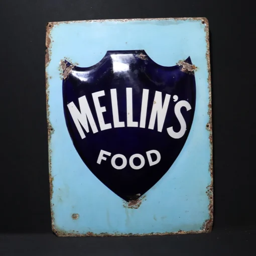 mellins food advertising signboard front view