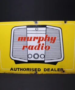 murphy radio advertising signboard front view