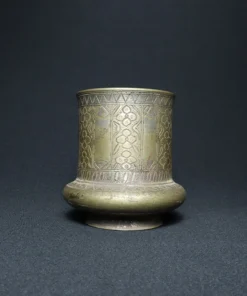 pot vessel bronze collectible front view