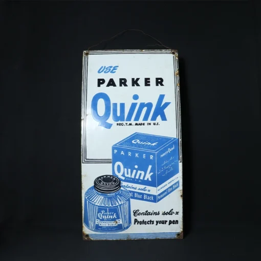 quink parker ink advertising signboard front view