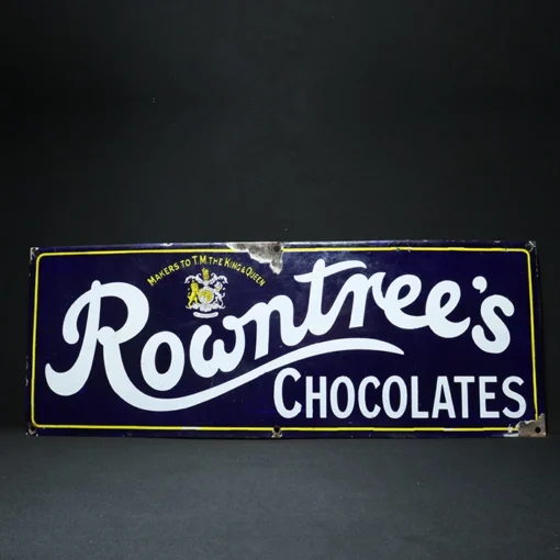 rowntrees advertising signboard front view