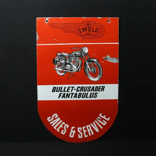royal enfield advertising signboard front view