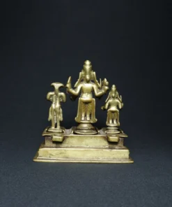 set of virbhadra bronze sculpture back view 1