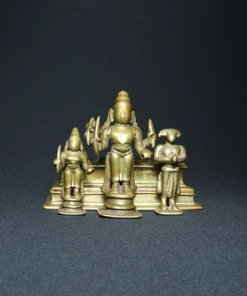set of virbhadra bronze sculpture front view 1