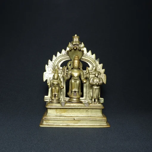 set of virbhadra bronze sculpture front view