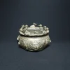 shiva lingam bowl bronze collectible front view