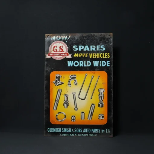 spare tools advertising signboard front view