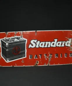 standard batteries advertising signboard front view