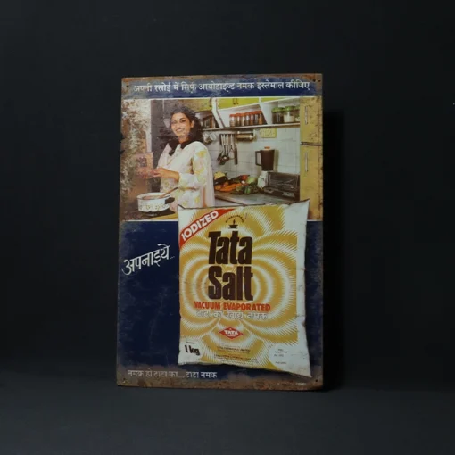 tata salt advertising signboard front view