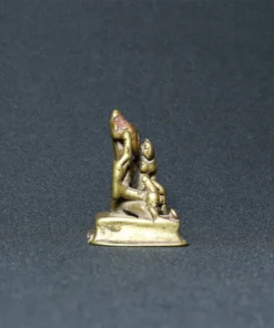 vishnu laxmi bronze sculpture III side view 3