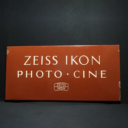 zeiss ikon photo cine advertising signboard front view