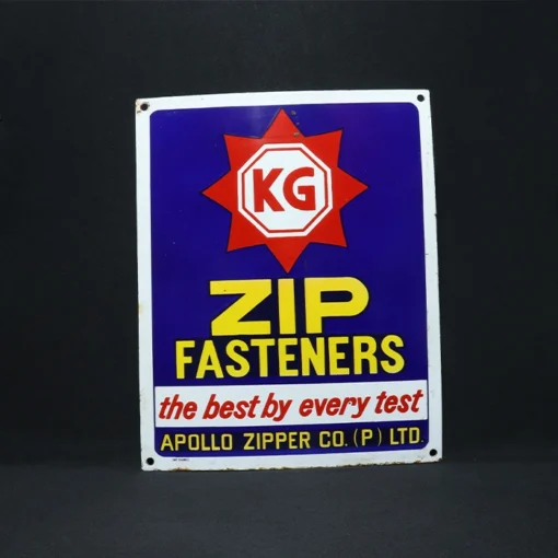 zip advertising signboard front view