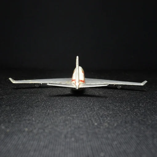 air india tin toy aeroplane back view