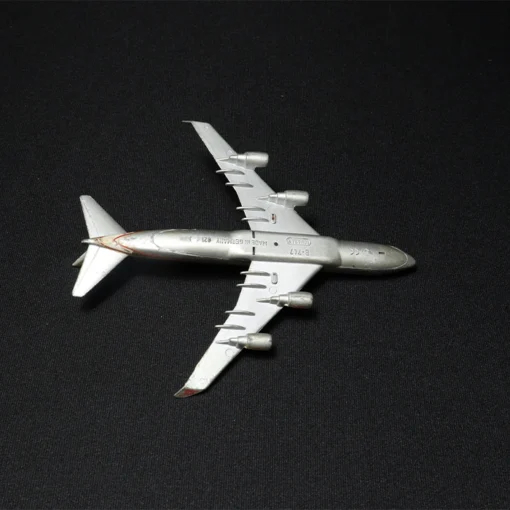 air india tin toy aeroplane bottom view