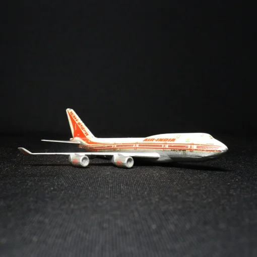 air india tin toy aeroplane side view 3