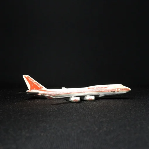 air india tin toy aeroplane side view 4