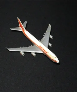 air india tin toy aeroplane top view