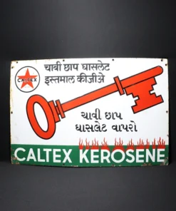 caltex kerosene advertising signboard front view