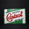 castrol motor oil advertising signboard II front view