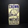 crown watches advertising signboard front view