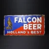 falcon beer advertising signboard front view