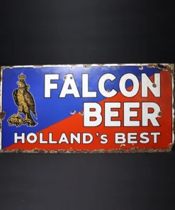 falcon beer advertising signboard front view