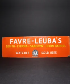 favre leubas advertising signboard front view