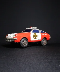 fire chief tin toy car side view 1
