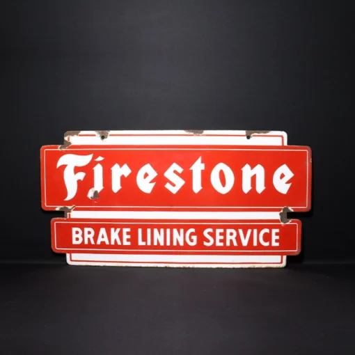 firestone tyre advertising signboard front view