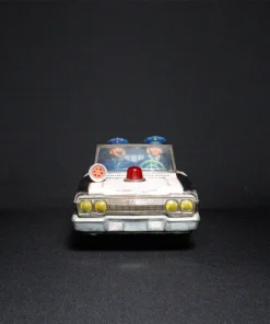 highway patrol tin toy car II front view