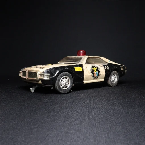 highway patrol tin toy car III side view 1