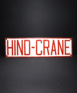 hind crane advertising signboard front view