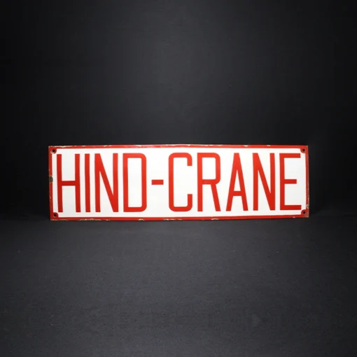 hind crane advertising signboard front view