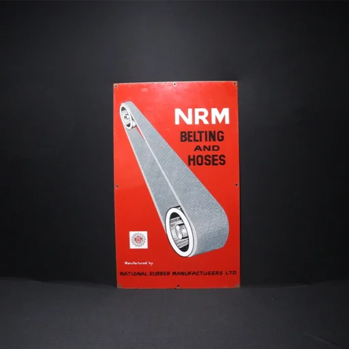 nrm belting & hoses advertising signboard front view